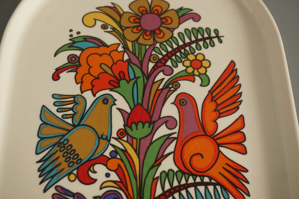 Christine Reuter for Villeroy and Boch Vintage Tray Acapulco 1960s White Porcelain - Image 7