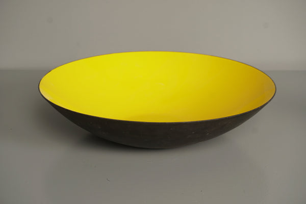 Herbert Kreuchert Vintage XL Krevit Bowl Serving Bowl Fruit Bowl Mid Century 1950s Metal Enamel