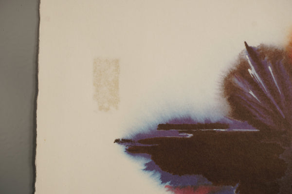 Ernst G. Haring Art Print Limited Edition 80s Cream Red Paper - Image 4