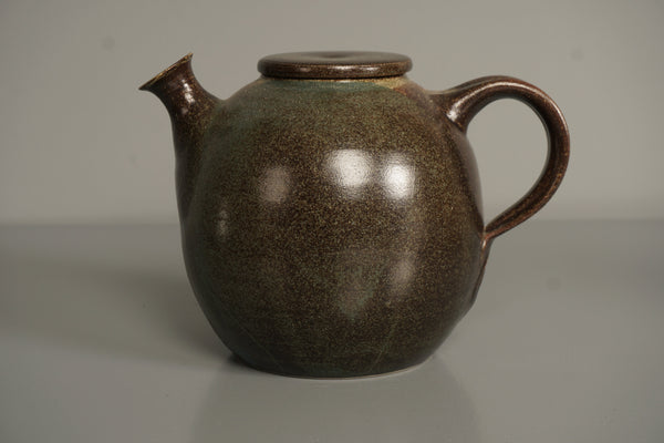 Vintage Ceramic Teapot Studio Pottery 1960s Unique Handmade