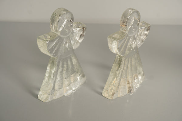 Kosta Boda Figurine Angel Glass Sculpture 1970s Clear Glass - Image 4