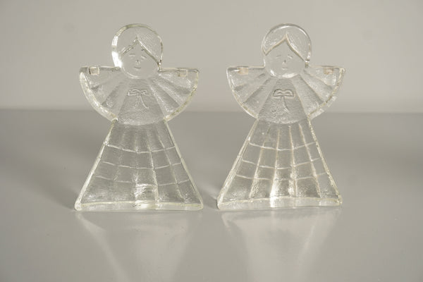 Kosta Boda Figurine Angel Glass Sculpture 1970s Clear Glass - Image 5