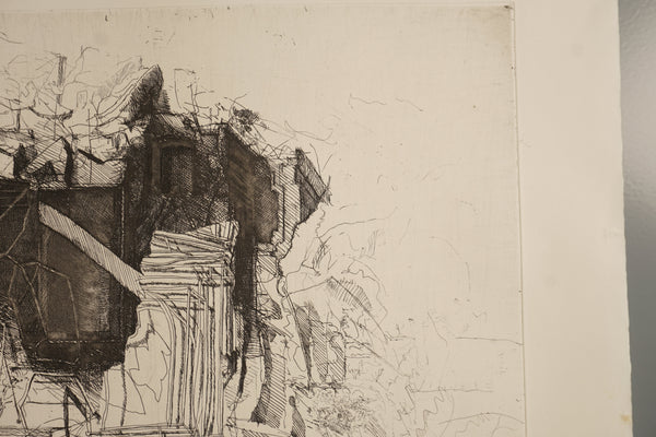 Peter Ackermann Art Print Vintage Etching 1980 Signed - Image 7