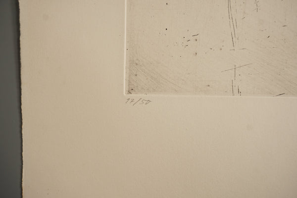 Peter Ackermann Art Print Vintage Etching 1980 Signed - Image 8