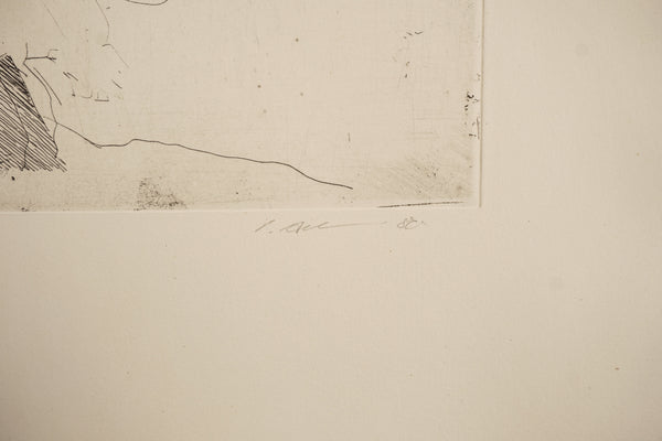Peter Ackermann Art Print Vintage Etching 1980 Signed - Image 9