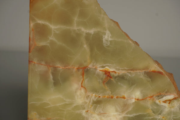 Vintage Pair Agate Bookends Polished 70s Brown Stone - Image 8