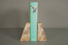 Vintage Pair of Onyx Bookends 1970s Beige and Light Green - Image 2