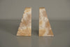 Vintage Pair of Onyx Bookends 1970s Beige and Light Green - Image 4