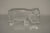 Kosta Boda Bertil Vallien Decorative Sculpture Zoo Series Hippopotamus 70s Clear Glass