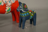 Nils Olsson Decorative Figurine 3 Dala Horses 1960s Red Wood - Image 4