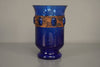 Raak Amsterdam Nanny Still Glass Copper Vase 1960s Blue - Image 3