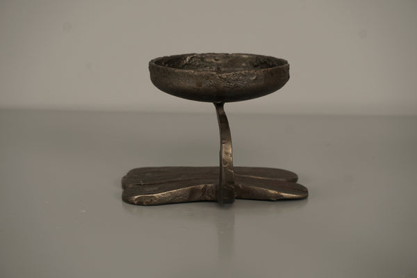 Bredohl Design Vulkanschmiede Manfred Bredohl Iron Candleholder 1960s Dark Brown - Image 5