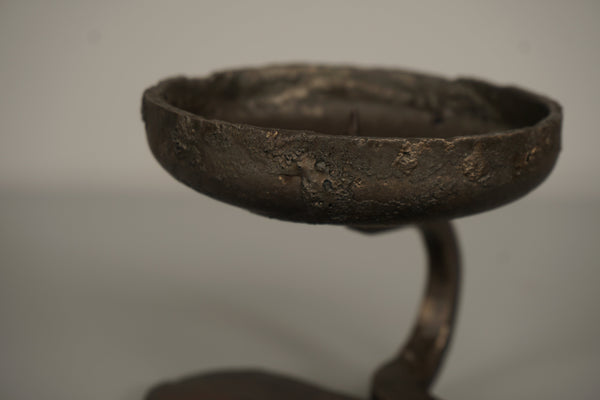 Bredohl Design Vulkanschmiede Manfred Bredohl Iron Candleholder 1960s Dark Brown - Image 8