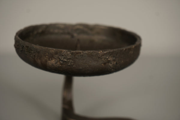 Bredohl Design Vulkanschmiede Manfred Bredohl Iron Candleholder 1960s Dark Brown - Image 9