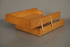 Vintage Wood Plastic Bauhaus 1950s Letter Tray - Image 3