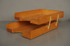Vintage Wood Plastic Bauhaus 1950s Letter Tray - Image 5