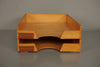 Vintage Wood Plastic Bauhaus 1950s Letter Tray - Image 7