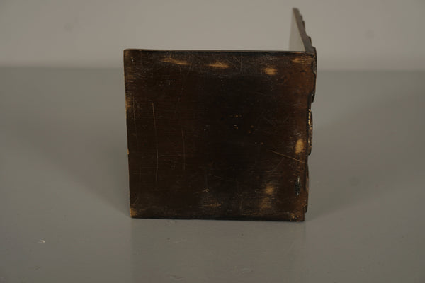 Vintage Brass Bookend Lions 1960s Dark Brown Gold - Image 9