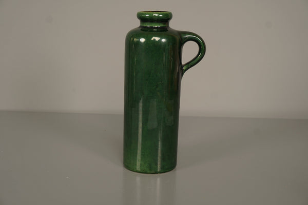 Vintage Vase WGP 2555-22 Ceramic 1960s Emerald Green