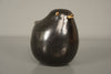 Vintage Ceramic Bird Figurine Mid Century 1960s Black Gold - Image 2