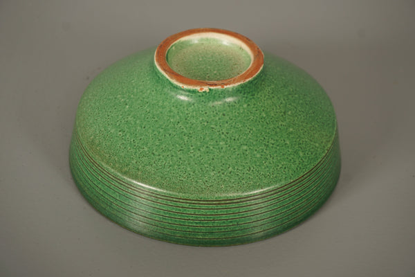 Wilhelm Kagel Vintage Ceramic Bowl 1960s Green Brown - Image 7