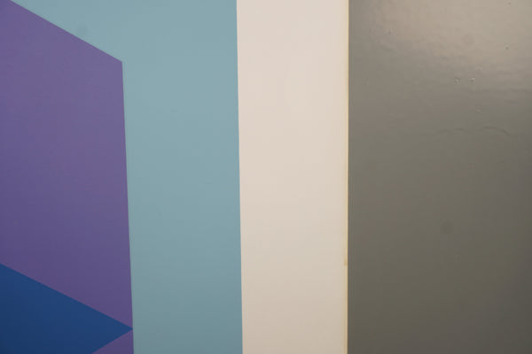 Anton Stankowski Poster Graphic 1960s Light Blue Green Paper - Image 7