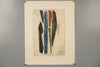 Anna Eva Bergmann Art Print Vintage Etching 1950s Cream Paper