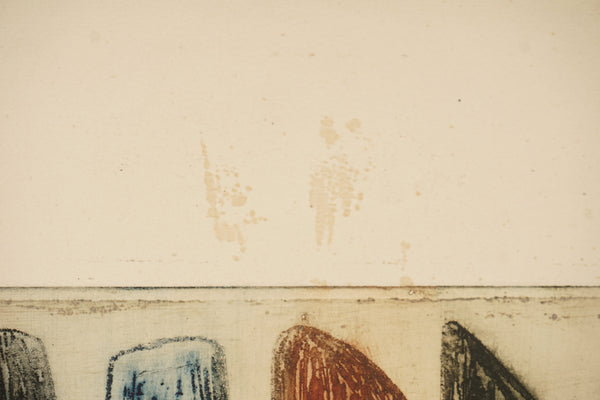 Anna Eva Bergmann Art Print Vintage Etching 1950s Cream Paper - Image 5