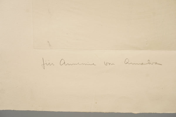 Anna Eva Bergmann Art Print Vintage Etching 1950s Cream Paper - Image 10