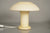 Hustadt Leuchten Table Lamp Mushroom 1970s Cream Glass