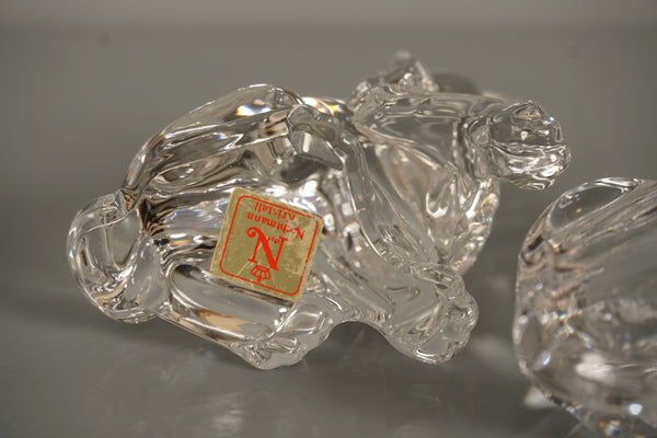 Nachtmann Figurine 2x Dog Crystal Glass 1970s - Image 8