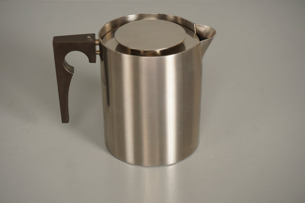 Stelton Arne Jakobsen Pitcher Cylinda Line 1960s Silver Stainless Steel - Image 6