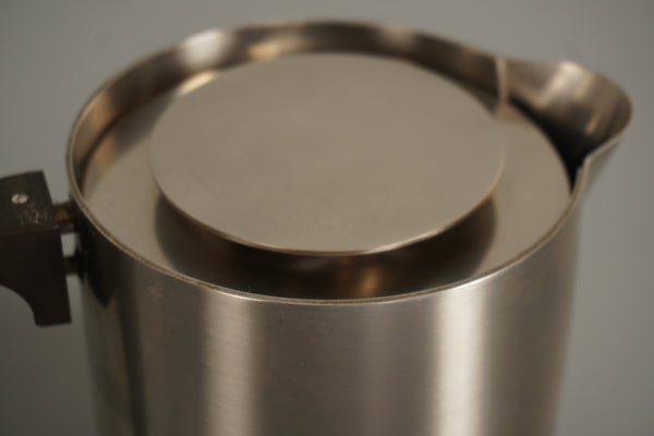 Stelton Arne Jakobsen Pitcher Cylinda Line 1960s Silver Stainless Steel - Image 7