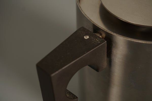 Stelton Arne Jakobsen Pitcher Cylinda Line 1960s Silver Stainless Steel - Image 8
