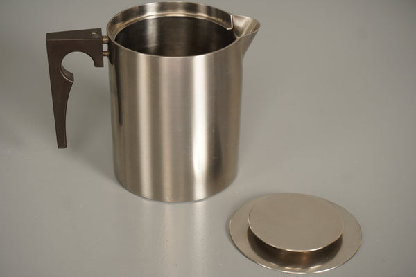 Stelton Arne Jakobsen Pitcher Cylinda Line 1960s Silver Stainless Steel - Image 9
