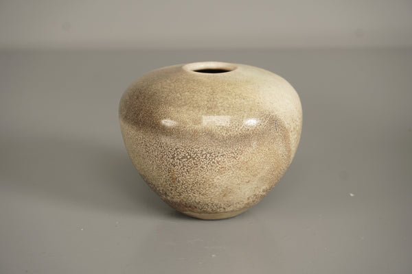Otto Maier Ceramic Vase 1950s Beige Brown Mid Century - Image 3