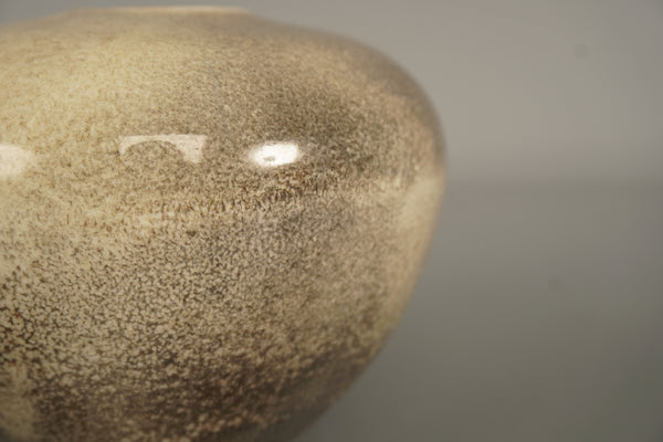 Otto Maier Ceramic Vase 1950s Beige Brown Mid Century - Image 8