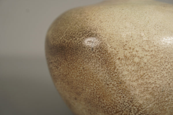 Otto Maier Ceramic Vase 1950s Beige Brown Mid Century - Image 9