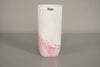 Kosta Boda Vase Safari Series 90s White Pink Glass - Image 2