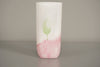Kosta Boda Vase Safari Series 90s White Pink Glass - Image 4
