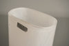 Kosta Boda Vase Safari Series 90s White Pink Glass - Image 6