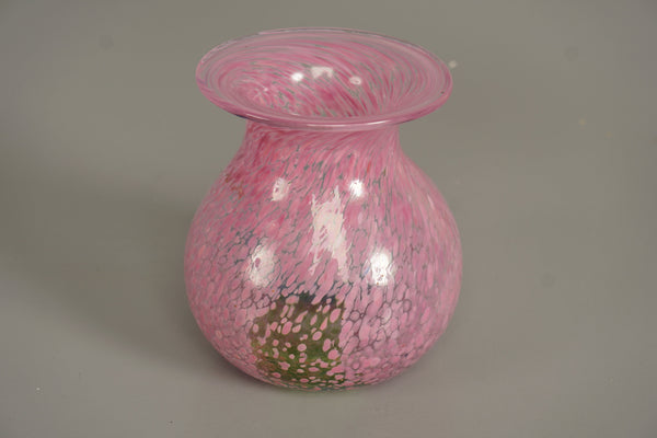 Kosta Boda Ulrica Hydman Vallien Vase 1970s Pink Green Glass