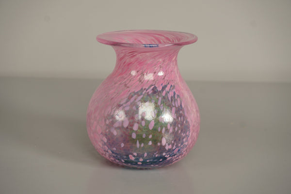 Kosta Boda Ulrica Hydman Vallien Vase 1970s Pink Green Glass - Image 4