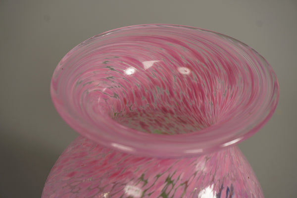 Kosta Boda Ulrica Hydman Vallien Vase 1970s Pink Green Glass - Image 6
