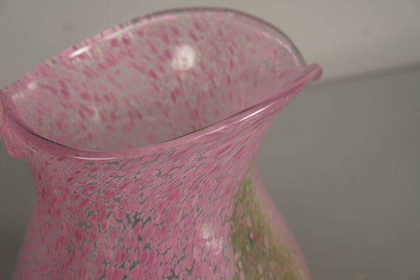 Kosta Boda Ulrica Hydman Vallien Pitcher 70s Pink Blue Glass - Image 6