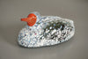 Kosta Boda Decorative Sculpture Boda Birds Duck 1970s White Blue Glass - Image 2
