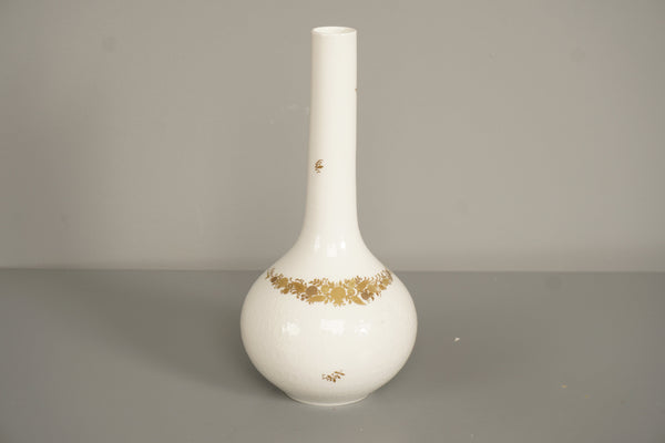 Rosenthal Björn Wiinblad Vase Studio Line Form Romance 1970s White Gold Porcelain - Image 7