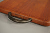 Digsmed Denmark Vintage Cutting Board Teak Wood with Metal Handle 1960s - Image 3