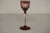 Vintage Römerglas Goblet Bohemian Glass Ruby Overlay Glass 1900