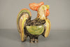 Vintage Rooster Sculpture Figurine Ceramic WGP 1970s Studio Pottery